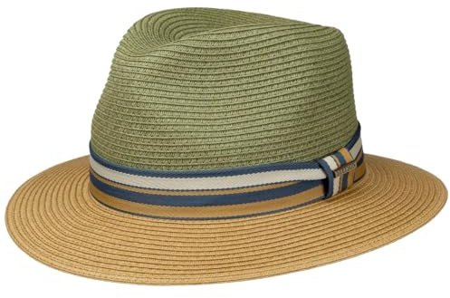 Stetson Romaro Toyo Traveller Strohhut UV-Schutz 40+ Damen und Herren Frühling Sommer