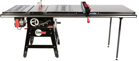 Contractor 1.75HP Saw with 52” Professional T-Glide Advance Fence, Rails & Extension Table