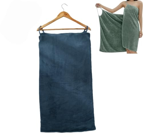 Tragbares Spa Handtuch, Badetuch Frauen Tragbares Badetuch ,Handtuch Zum Anziehen, Duschrock Übergröße Für Damen, Multifunktions Badetuchs, Schnell Trocknende Body Wrap Badeaccessoires (Marineblau)