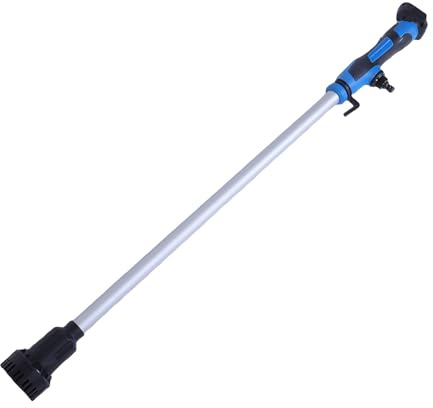 Asixxsix Cordless Stick Water Transfer Pump, 9GPM 15000rpm 36.2 Inch Pumping Depth Battery Powered Portable Utility Sump Pump Kit with Hose for Pool Garden Pond Rain Barrels
