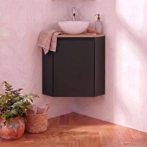 MOB-IN Sorrento - Mobile lavapani angolari + lavabo + rubinetto