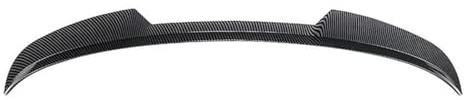 Heckspoiler Für Ford Für Fiesta ST-Linie MK6 MK6.5 2008-2017 ABS Auto Heckflügel Spoiler Lippe Glänzend Schwarz Carbon Faser Körper Kity Autorückspoiler