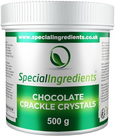 Special Ingredients Schokolade Crackle Crystals Knallbrause 500g Höchster Qualität, GVO-frei, Ideal für Kuchen, Bonbons und Eiscreme