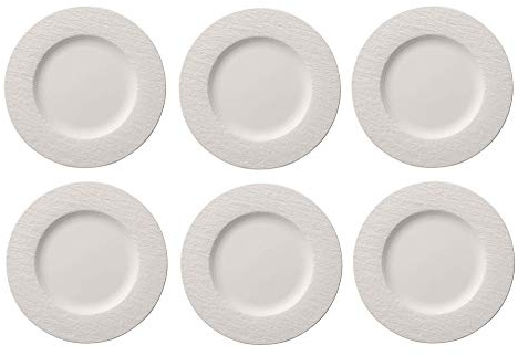 Villeroy & Boch Manufacture Rock blanc Speiseteller 6er Set 27cm (6x 10-4240-2620)