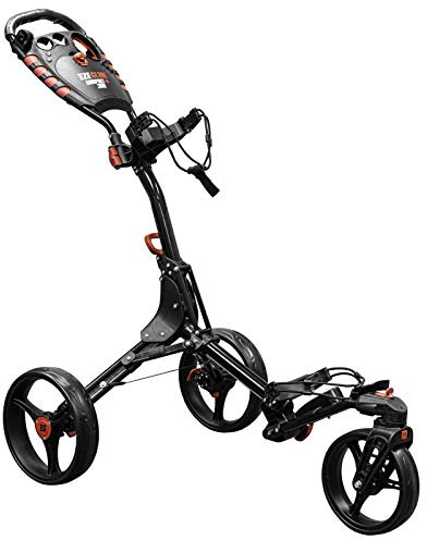 EzeGlide Compact+ 360 Golfvagn, Kolfärgad/Röd