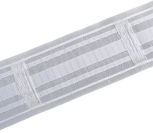 WANYIG Gardinenband Schlaufenband zum Aufnähen 85MM Universal Kräuselband, Universalband Gardinenkräuselband Vorhang Reihband band Bleistiftfaltenband mit Schlaufen (4M)