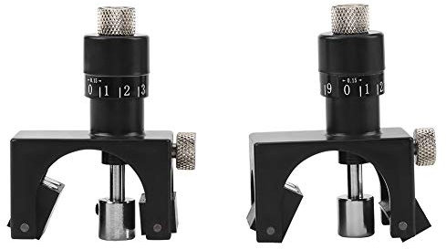 Calibrador de Ajuste de Cuchillo Cepillador 2 Piezas, Ajuste de Cuchillo Cepillador de Imán Ajustable Herramienta de Ajuste de Carpintería Cuchillas de Ajuste de Cuchillo