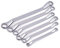 Tradineur - Set de 6 llaves acodadas de estrella - 5.5x7, 8x10, 9x11, 10x12, 12x14, 13x15 mm - Cromo de vanadio, diseño ergonómico, llaves cerradas para tornillos, multiusos, bricolaje
