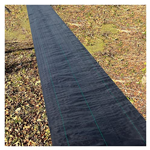 Unkrautvlies Gartenvlies 0.4m/0.6m/1m/1.2m/1.5m breit für Blumenbeete, Unkrautbarriere Unkrautbekämpfungsstoff, Geotextil-Unterlage für Gartenlandschaften, Bodendecker-Mulch für Einfahrten ( Color : W