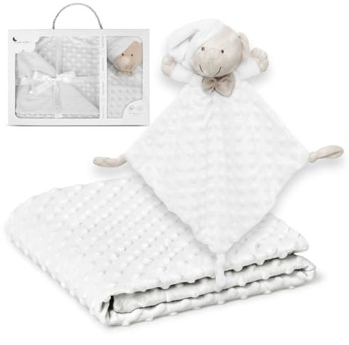 Interbaby - PD001 Manta bebé Burbuja+doudou (Unidad) Color: 9-Blanco Talla: Unic