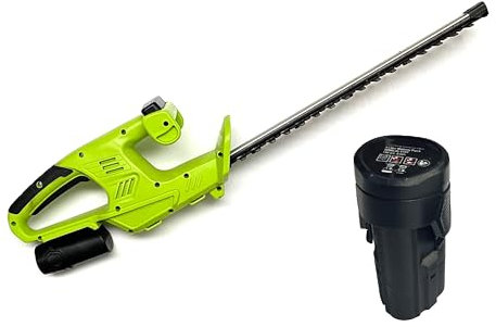 Garden Gear 12V Cordless Hedge Trimmer with 2 Batteries and Charger – 45cm Blade, Lightweight and Easy to Use