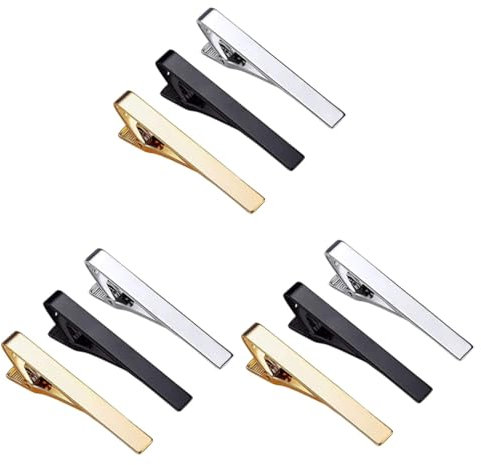 SAFIGLE 3 Sätze Krawattennadel Men Accessories Mens Jewellery Krawattenclip Krawattenklammer-set Krawattenhalter Hemd-krawattenstange Hochzeit Krawatte Bar Kupfer 3 Stücke * 3