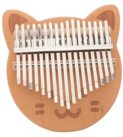 Milisten Daumenklavier Tasten Holz Finger Klavier Heimkalimba Miniatur Musikinstrument Tragbar Für Anfänger Junge Mädchen Spielzeug