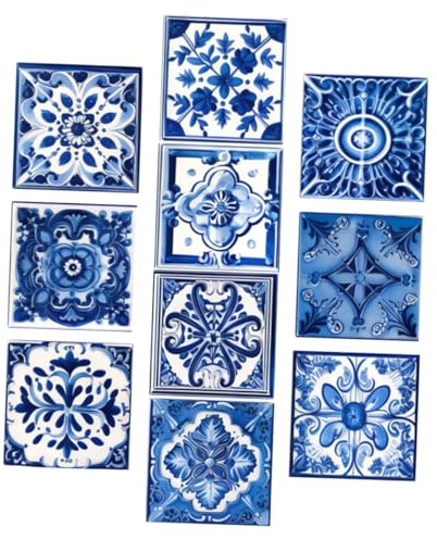 Operitacx 10pezzi Adesivi Per Piastrelle in Stile Marocchino Adesivi Decorativi Per Piastrelle Autoadesivi Per Per e Decorazione Murale