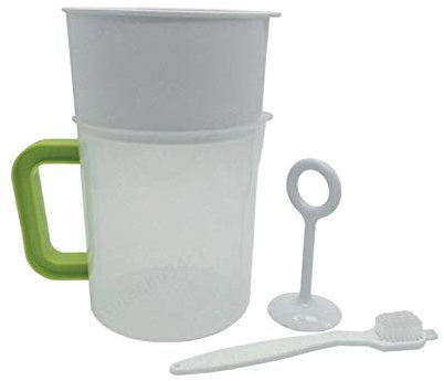 ZOZOSEP Riutilizzabili Set in Acciaio Inox Milk Maker Filtro Latte di soia Filtro Filter 1.5 L