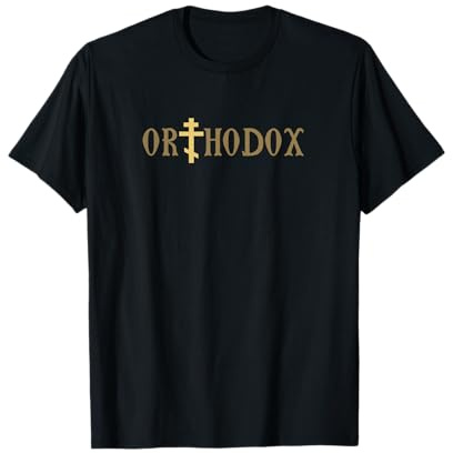 Orthodoxes christliches Kreuz Kruzifix Jesus Christus T-Shirt
