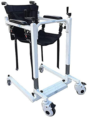 Fahrbar Toilettenrollstuhl, Duschrollstuhl HöHenverstellbar,Rollstuhllifte FüR Zuhause,Stummes Universalrad,FüR Die Pflege GeläHmter äLterer,Behinderter Menschen,BasicVersion+Backrest