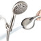 Soffione doccia portatile ad alta pressione, soffione doccia a 10 impostazioni, set di soffione staccabile da 1,5 cm, con tubo flessibile da 1,5 m, staffa regolabile e lavaggio elettrico integrato