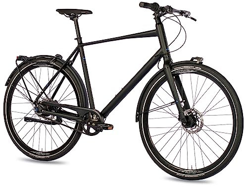 Airtracks Herren Trekking Fahrrad 28 Zoll Citybike UR.2880 Urbanbike Gates Carbon Drive Belt Shimano Nexus 8-58cm (Körpergröße 180-195cm)
