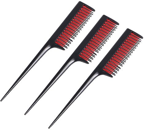 FRCOLOR 3st Werkzeug Haarkreide Kamm Zum Toupieren Der Haare Nützlicher Haarfärbekamm Haarstylingkamm Praktischer Haarfärbekamm Creme Färben Modellieren