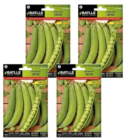 SEMILLAS BATLLE Pack 4 Semillas de guisante lincoln ganxo de Semillas Batlle PACK (4)