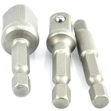 Homoyoyo 1/2 Socket Extension Connector Adapter Drill Chuck Extender Impact Driver Bit Holder