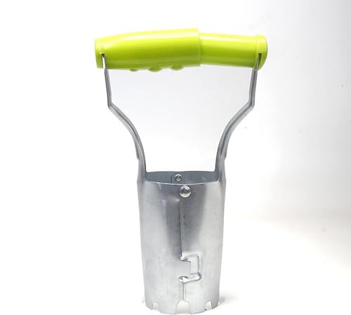 SePKUS Acier Inoxydable à Long Manche, planteur de Perce-Neige, Outil de planteur à Long Manche, bulbe Dibber, Distributeur de graines de semeur, perforateur de Trou, Outil de Transplantation