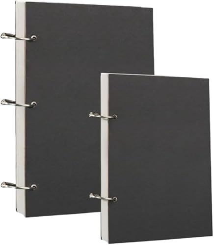 GYWHOOFT 2 Pcs Quaderno di disegno, Sketchbook A4+A5, Quaderno di disegno Blocchi di schizzo, Anello di legame, Copertina di Kafka, 35 pagine Bambini Professionisti adulti, 160 g/m2 Album Disegno