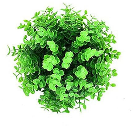 TTOUDRY Künstliche Pflanzen-Formschnittbälle Als Außendekoration, Dekorative Gartenkugeln Für Die Haustür, Veranda, Hinterhof, Terrasse Und Hochzeit(Green,55cm)