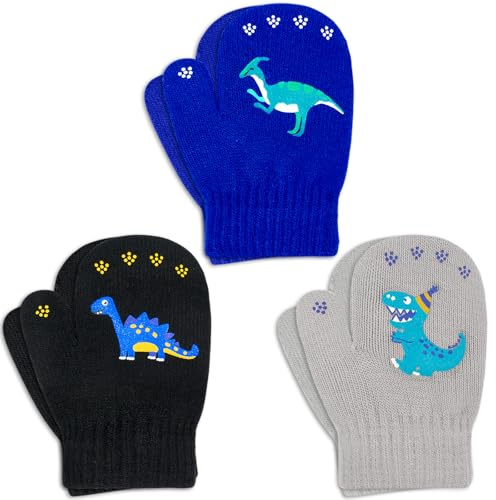 WAWSAM Fäustlinge Kinder Winter Handschuhe Warme Strickhandschuhe für Mädchen Jungen Magische Handschuhe