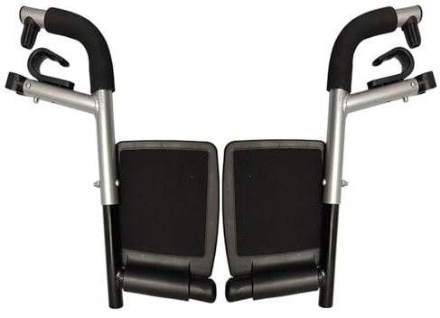 Electric Wheelchair Footrest, Pedal Leg Pad Replacement Wheelchair Footrest Swing-Away Footrests Universal Wheelchair Part