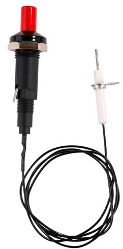 Gosknor Encendedor piezoeléctrico, Encendedor de Parrilla, electrodo de Repuesto de Metal roscado de cerámica, botón de Repuesto para Horno de Chimenea de Gas lgniter