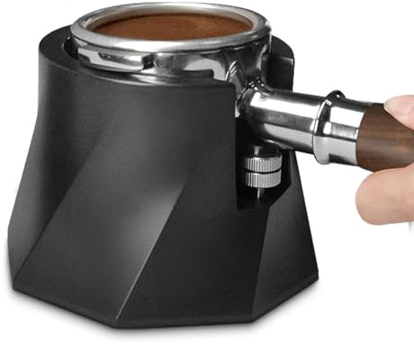 scyca Kaffe-tamper-hållare, espresso-tamping-station | Spiralformad kaffefördelningshållare – halkfri, höj- och sänkbar kaffepulverpressverktygsstativ för kaffeälskare