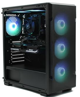 MW Gaming PC Intel CrossFire 7 • 14400F • RTX 5070 12GB DDR7 • 32GB 3200MHz DDR4 • 1TB NVME SSD • 700W PSU Bronze Rated • Black Mesh RGB Gaming PC • 1200 WiFi • Bluetooth • Windows 11