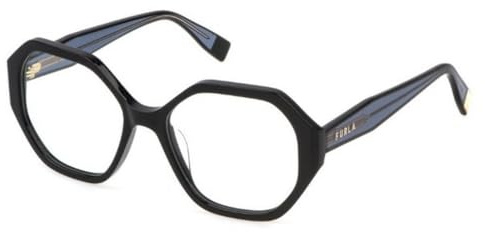 Furla VFU829 Nero lucido 53/17/140 Damen Brillen