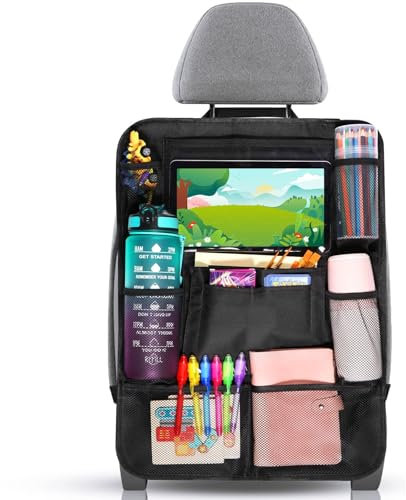 Autositz-Organizer für Porsche Panamera (G2) Sport Turismo 2017-2020, Auto Organizer für Vorne und Rücksitz Faltbar Sitz Organizer Auto für Spielzeug Bücher Snacks