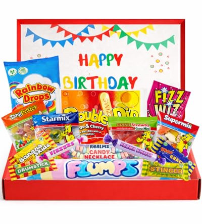 Blast From The Past | Bring Back Sweet Memories | Celebrate Birthdays The Retro Way: Indulge In Our 80's & 90's Sweet Hamper | Letterbox Gifts |