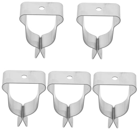 FUNOMOCYA 5 Piezas Kit de Hardware para de Ventana de Sótano Clips de Protección Duradera contra Suciedad y Escombros Instalación