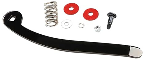 MAJORMENCH Leva Tremolo Filettata in Metallo Nero per Chitarra Elettrica Accessorio Ponte Resistente per Principianti e Adulti Migliora Suono Tensione delle Corde