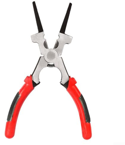 20,3 cm MIG-Schweißzange mit isoliertem Griff für Taschenlampenwartung, Drahtschneiden und Düsenreinigung – Kohlenstoffstahl-Schweißwerkzeug für Schweißer