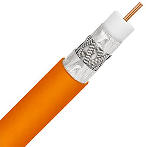 300ft Direct Burial Underground Flood RG-6 COAXIAL Cable TRI-Shield 18AWG Gel Coated Braid Protection UL ETL DIRECTV Digital HD Satellite TELECOMMUNICATION Audio/Video Bulk Coax Cable