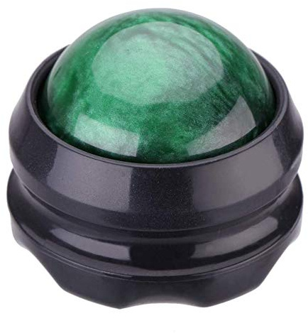 VOANZO Bola de Masaje, masajeador de Rodillos Anself para músculos, Hombros, Brazos, Espalda, Abdomen, piernas o pies Relajación Accesorios de Fitness (Verde)