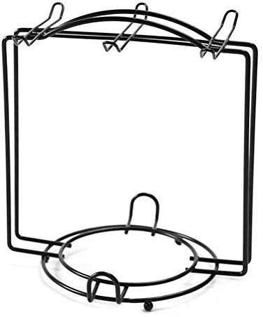 Yeeyf Tazza da tè in acciaio inox cromato, supporto per albero (supporto esposizione), può contenere 6 tazze da tè e 6 piattini (tazze non incluse e piattini).