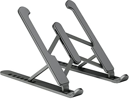 AISENS LPS1M-101 Soporte DE SOBREMESA Ajustable para PORTATIL/Tablet, Negro