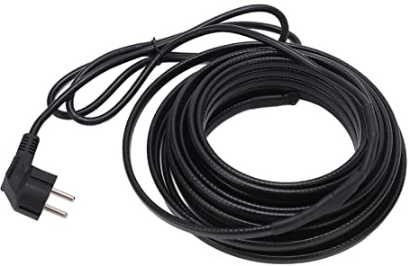 Heizkabel 10 Meter Elektrisches Heizband mit Explosionsgeschütztem Stecker Rohrheizkabel für PVC-Schlauch