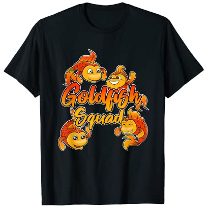 Goldfish Squad Aquaristics Cute Fish T-Shirt