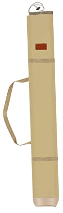 harayaa Fishing Bag Durable Foldable Fishing Tackle Bag Camping Canvas Case Holder Travel Boxes Sunshades Fishing Tackle Bag, 130cm Beige