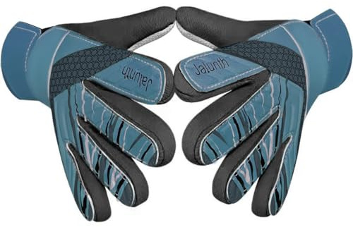 Jalunth Torwarthandschuhe Kinder Jungs Jungen Mädchen Junior Fussballhandschuhe Fußballhandschuhe Trainingshandschuhe Torwart Fussball Fußball Handschuhe mit rutschfeste Latex Handfläche