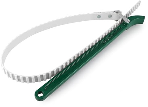 Sanbege 15 Belt Strap Wrench with Adjustable 36 Steel Wire Rubber Strap, Multipurpose Oil Filter Removal Tool