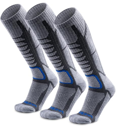 WEIERYA Skisocken,Merinowolle ski socken für Herren Damen Geeignet für Skifahren,Snowboarden,Outdoor Wintersport,39-42 43-46,2/3 Paar